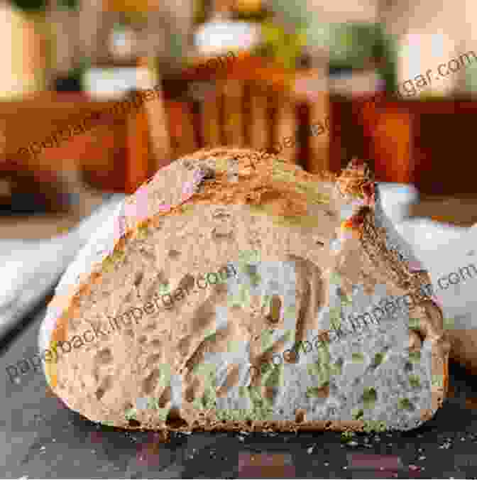 A Close Up Of A Freshly Baked Artisan Sourdough Loaf, Golden Brown Crust With Intricate Scoring Patterns Easy Delicious Make Bread For Anyone: Recipes For The Novice Baker To Artisan Style Loaves Breads That Use Starters And More Complex Project Recipes