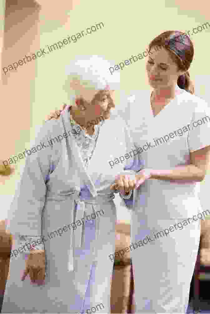 A CNA Assists An Elderly Patient With Walking The CNA Heroes Work Here