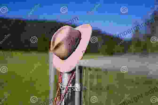 A Cowboy Hat Rests On A Fence Post, Symbolizing The Camaraderie And Spirit Of The Rodeo Community. Eight Seconds Of MenB: Meningitis Sepsis A Journey Of The Someone Else