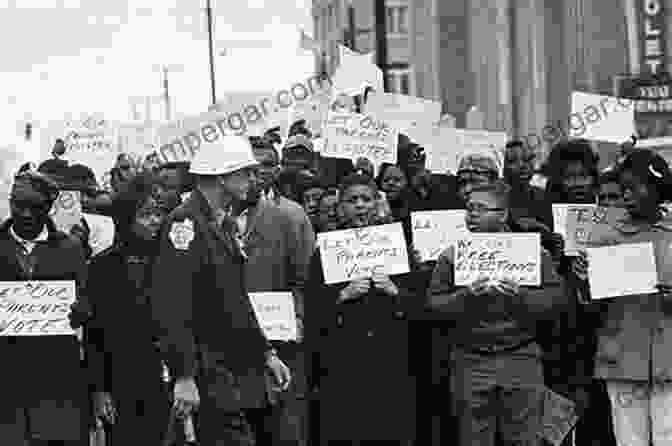 A Group Of African Americans Protesting Segregation In The 1960s. Segregation In The United States: American Law Government