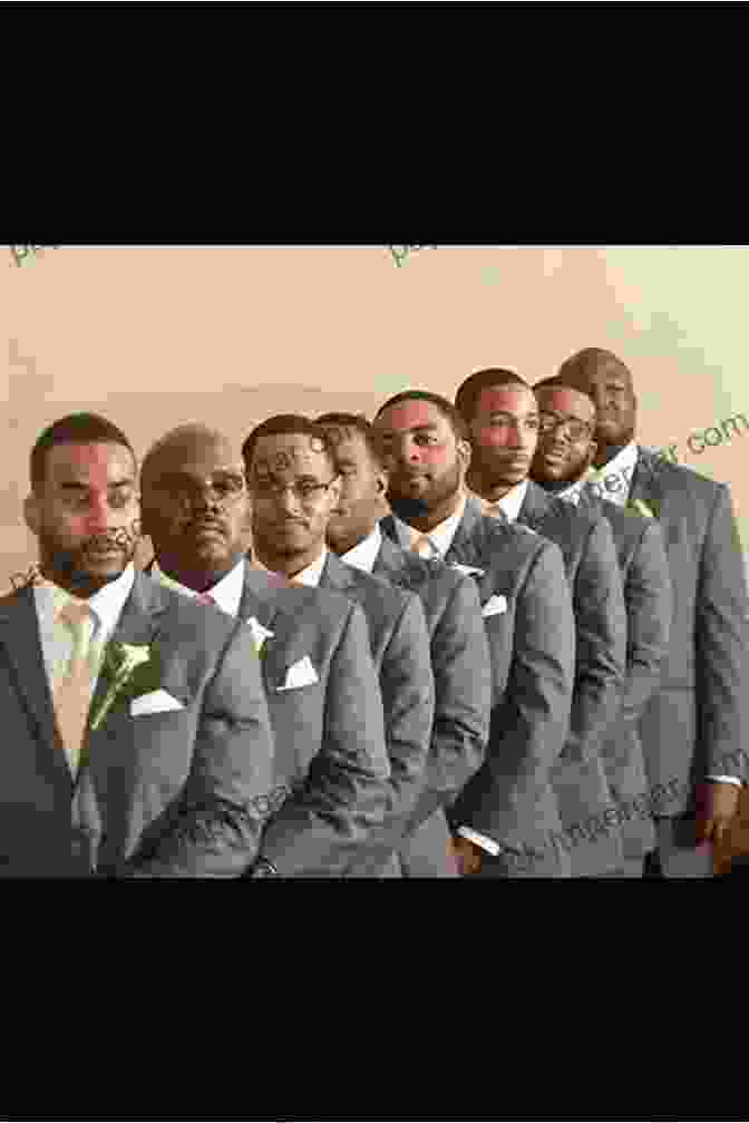 A Group Of Black Men Standing Together, Looking Serious And Determined. Black Men From Behind The Veil: Ontological Interrogations (Philosophy Of Race)