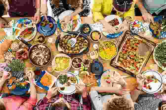 A Group Of Vegans Gathered Together At A Community Event, Sharing Food And Stories. Vegan Diet: Cookbook