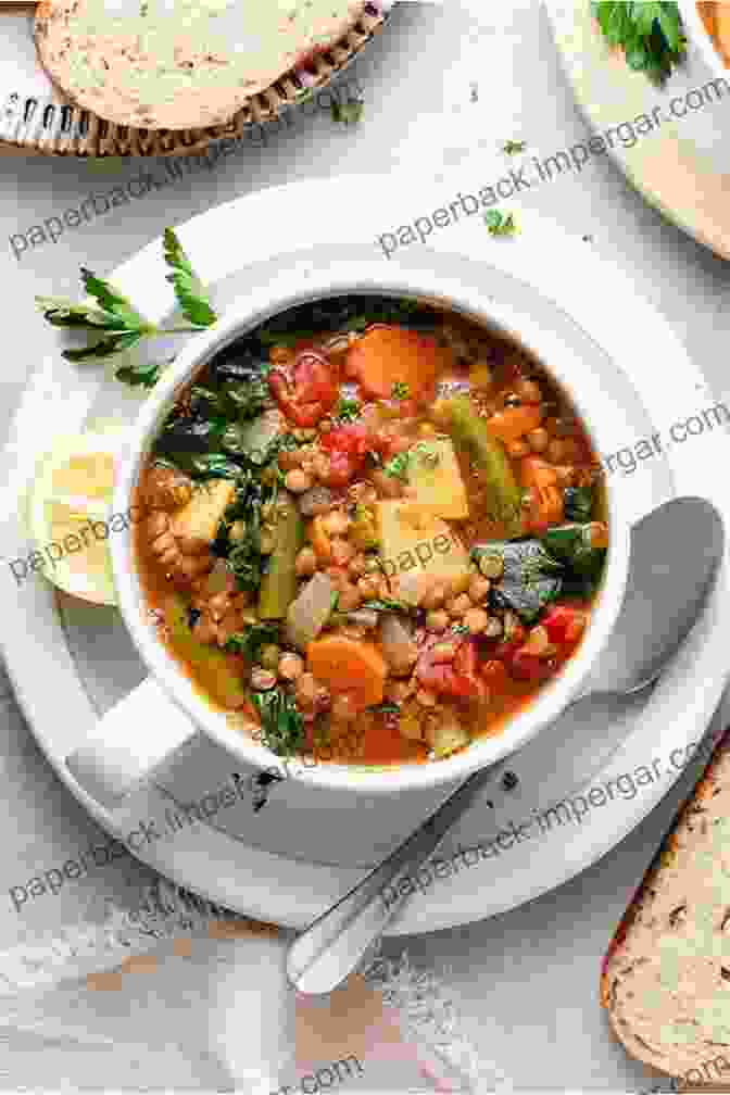 A Hearty Bowl Of Lentil Soup With Quinoa The Best Of Vegan Protein CookBook For Heart: Vegan Protein Comes From Things Like Tofu And Tempeh To Beans Nuts And Protein Rich Whole Grains Like Quinoa