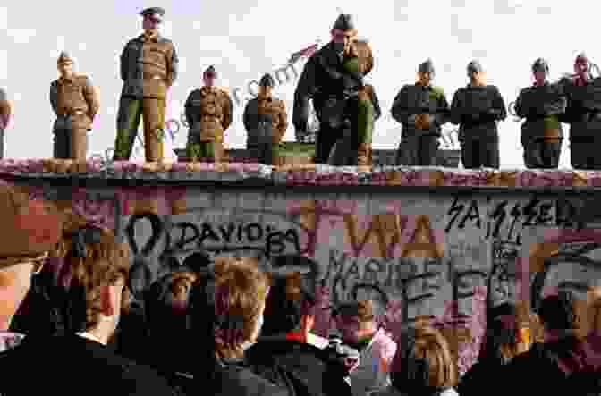 A Photograph Of The Berlin Wall, With People Standing On Either Side. Red Love: The Story Of An East German Family