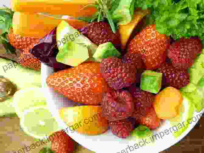 A Plate Filled With Colorful Fruits And Vegetables Simple Steps To Stay Younger Than Your Age: Train Your Brain And Attitude For A Better Living