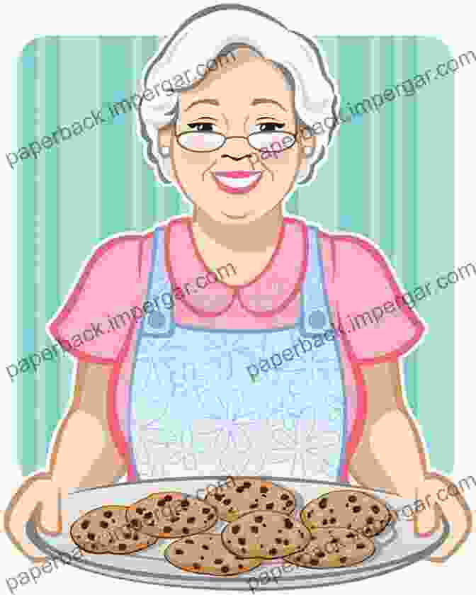 A Smiling Grandma, Holding A Plate Of Food Down Home With Grandma