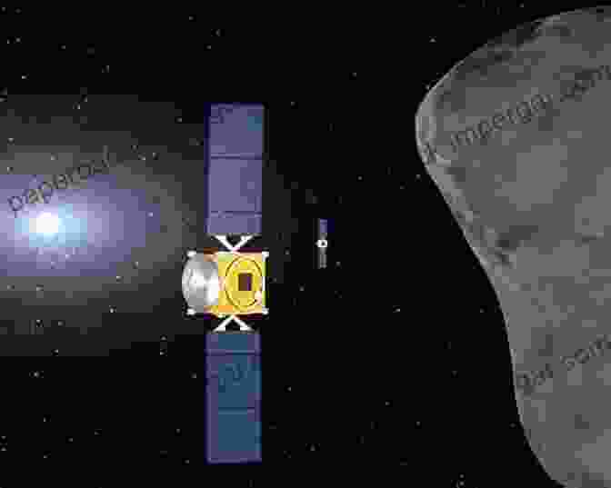 A Spacecraft Approaches An Asteroid, Preparing To Extract Its Valuable Materials Interstellar Law: Space Mining