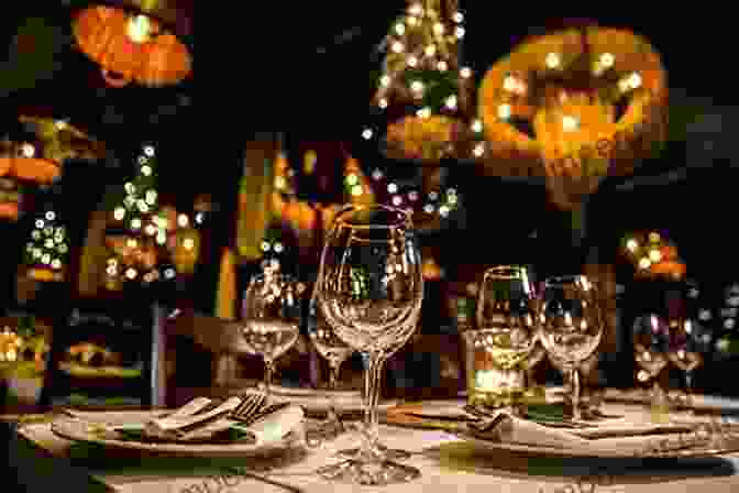 A Table Set For A Fine Dining Experience, With Elegant Dishes, Wine Glasses, And Candles Educated Tastes: Food Drink And Connoisseur Culture (At Table)