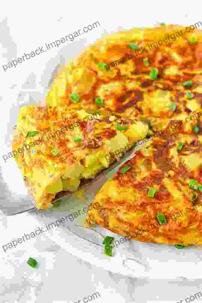 A Wedge Of Tortilla De Patatas, Spanish Potato Omelet Tapas Recipes: Easy Spanish Tapas: Tapas Recipe Easy