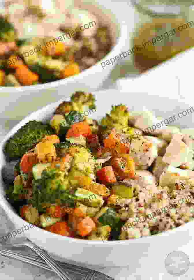 Grain Bowl With Quinoa, Roasted Vegetables, And Grilled Chicken Guide To Make With Bowl Food Recipes: Hearty Meals In A Bowl: Easy Bowl Food Recipes