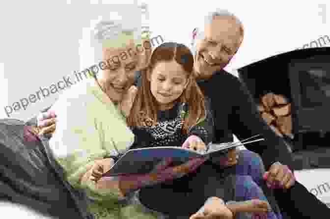 Grandparents Reading To Their Grandchildren, Surrounded By Books And Toys The Story About What It Means To Be Human: A House For Several Generations: Grandparent S Life