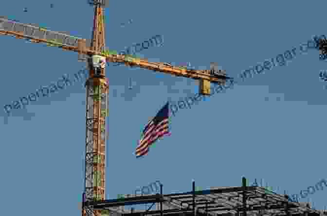 Poster Of The Play 'Building The Wall' With A Construction Site And The American Flag Flying In The Background Building The Wall: The Play And Commentary