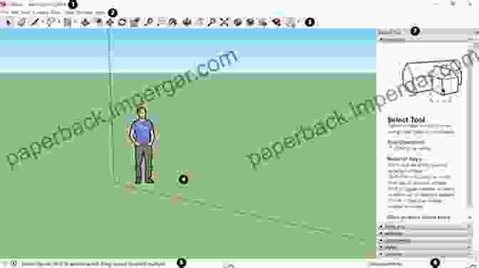 SketchUp Interface With Highlighted Tools And Menus Learn How To Sketch Up: Sketch Up Tutorials