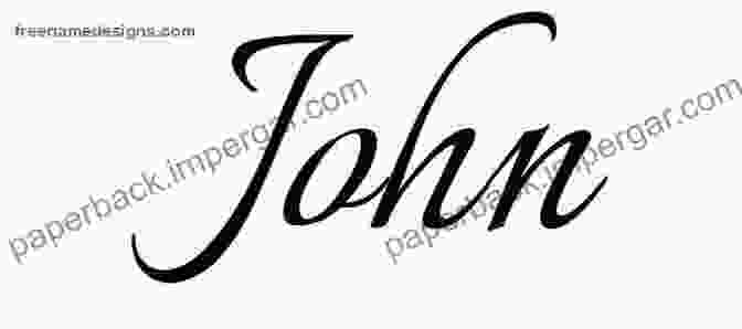 Tattoo Lettering Of The Name 'John' Tattoo Lettering Top 100 Names For Boys