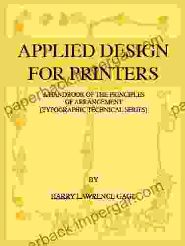 APPLIED DESIGN FOR PRINTERS TYPOGRAPHIC TECHNICAL FOR APPRENTICES