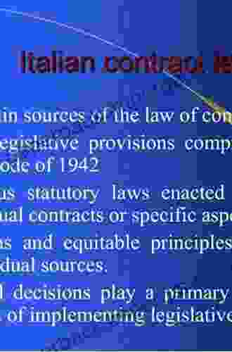 Contract Law In Italy