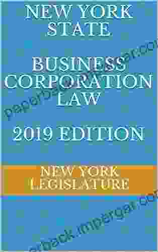 NEW YORK STATE BUSINESS CORPORATION LAW 2024 EDITION